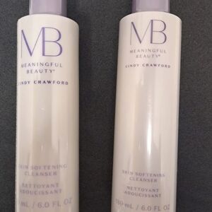 Meaningful Beauty Cindy Crawford Skin Softening Cleanser 6 fl oz -LOT OF 2
